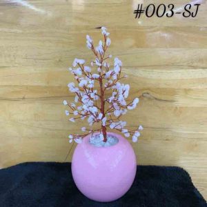 Cây tài lộc thạch anh hồng tự nhiên Nolan