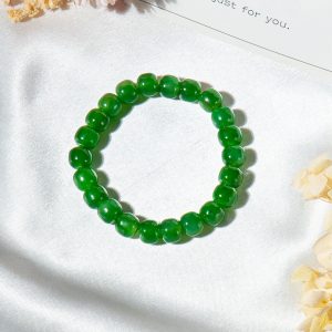 Vòng tay lu thống ngọc bích cao cấp 4a