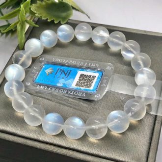 vòng moonstone đá mặt trăng cao cấp 5a 10mm