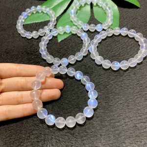 Vòng Moonstone Đá Mặt Trăng Cao Cấp 5A 10mm